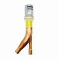 Thrifco Plumbing Heavy-Pattern Copper Body Dishwasher Air Gap Assembly with Chrome Cap 9401808